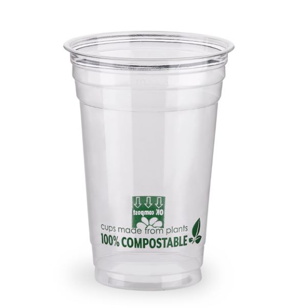 ČAŠA PLA PROZ.COMPOSTABLE